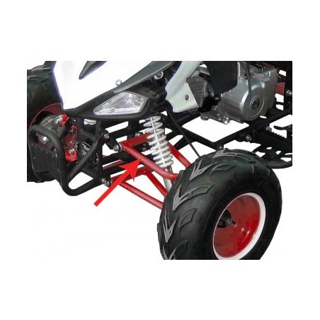 Triangle de direction supérieur - rouge pour quad enfant typhon 110cc et 125cc diamon motors