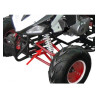 Triangle de direction supérieur - rouge pour quad enfant typhon 110cc et 125cc diamon motors