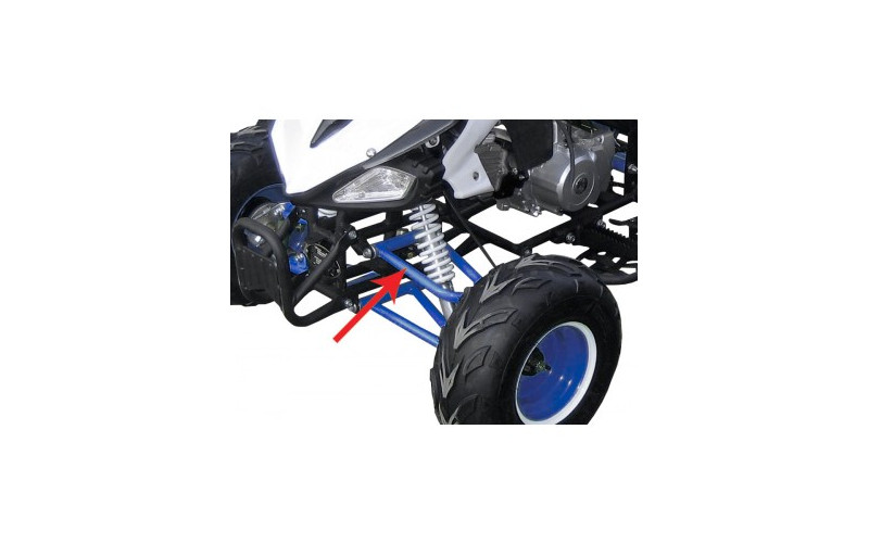 Triangle de direction supérieur - Bleu pour quad enfant typhon 110cc et 125cc diamon motors