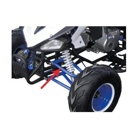 Triangle de direction supérieur - Bleu pour quad enfant typhon 110cc et 125cc diamon motors