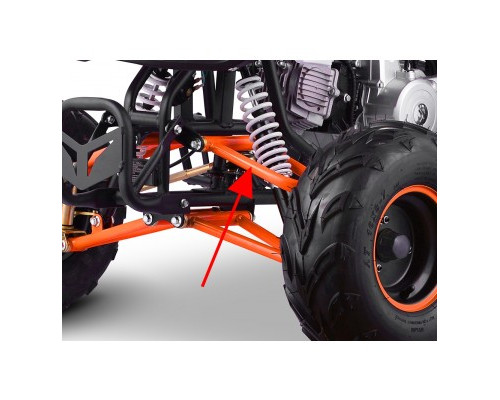 Triangle de direction supérieur - Orange pour quad enfant typhon 110cc et 125cc diamon motors