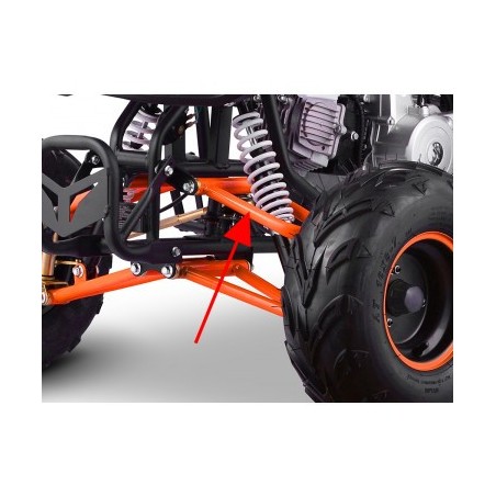 Triangle de direction supérieur - Orange pour quad enfant typhon 110cc et 125cc diamon motors