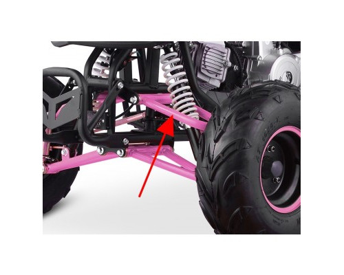 Triangle de direction supérieur - Rose pour quad enfant typhon 110cc et 125cc diamon motors