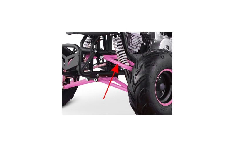 Triangle de direction supérieur - Rose pour quad enfant typhon 110cc et 125cc diamon motors