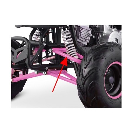 Triangle de direction supérieur - Rose pour quad enfant typhon 110cc et 125cc diamon motors