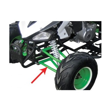 Triangle de direction inférieur - Vert pour quad enfant typhon 110cc et 125cc diamon motors