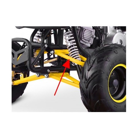 Triangle de direction supérieur - jaune pour quad enfant typhon 110cc et 125cc diamon motors