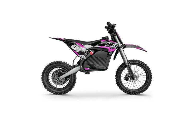 Dirt bike électrique NRJ 2000W 12/14" - rose