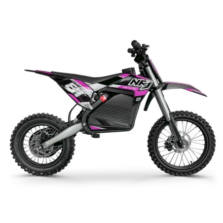 Dirt bike électrique NRJ 1600W 12/14" - rose - LeMiniRider