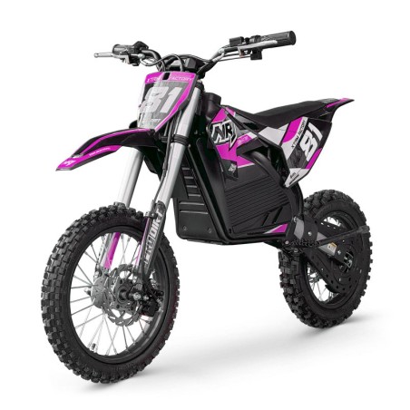 Dirt bike électrique NRJ 1600W 12/14" - rose - LeMiniRider