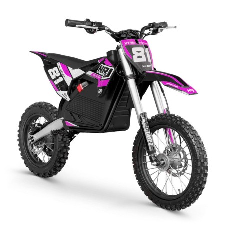 Dirt bike électrique NRJ 1600W 12/14" - rose - LeMiniRider