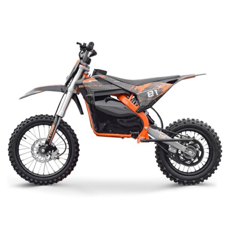 Dirt bike électrique NRJ 1600W 12/14" - orange - LeMiniRider