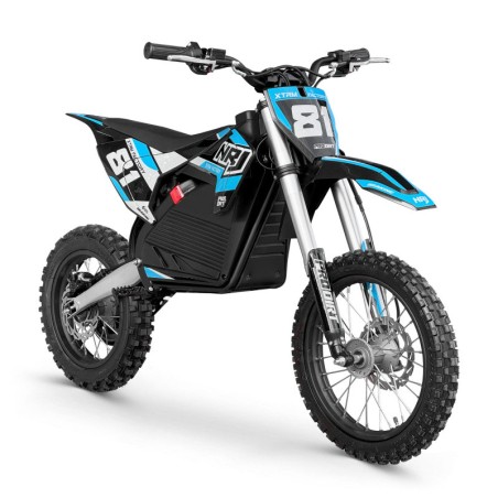 Dirt bike électrique NRJ 1600W 12/14" - bleu - LeMiniRider