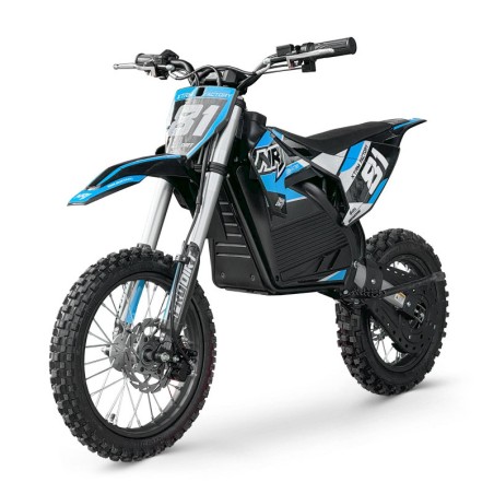 Dirt bike électrique NRJ 1600W 12/14" - bleu - LeMiniRider