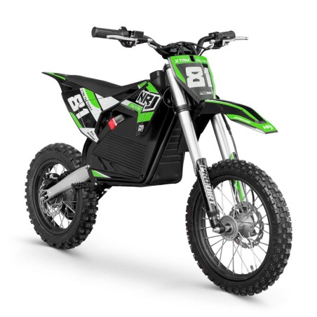 Dirt bike électrique NRJ 1600w 12/14" - vert - LeMiniRider