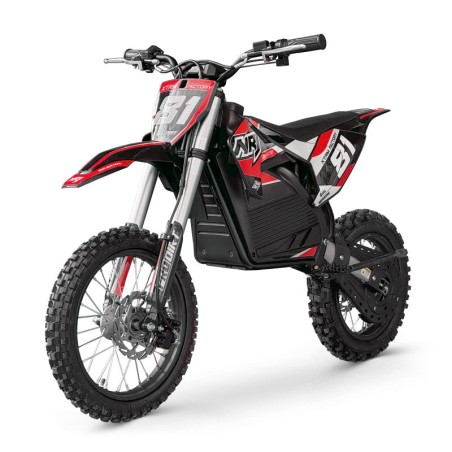 Dirt bike électrique NRJ 2000W 12/14" - rouge - LeMiniRider