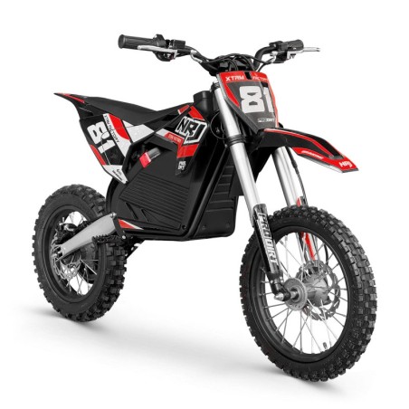 Dirt bike électrique NRJ 1600w 12/14" - rouge - LeMiniRider