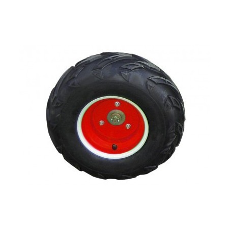Jante 7" - rouge pour quad enfant typhon 110cc et 125cc diamon motors