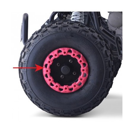 Frette de jante 8" - Rose pour quad enfant typhon 110cc et 125cc diamon motors