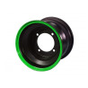 Jante 8" AR - 4 Trous - Noir/Vert  pour typhon 110cc et 125cc diamon motors le mini rider