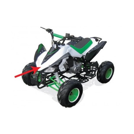 Carénage avant - Noir quad enfant typhon 110cc 125cc diamon motors le mini rider