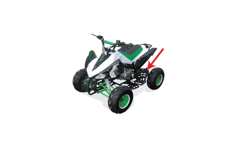 Pare-boue - Gauche quad enfant typhon 110cc 125cc diamon motors le mini rider