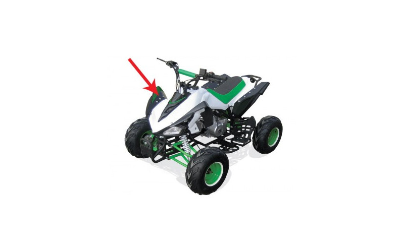 Extension d'aile avant - Droit quad enfant typhon 110cc 125cc diamon motors le mini rider