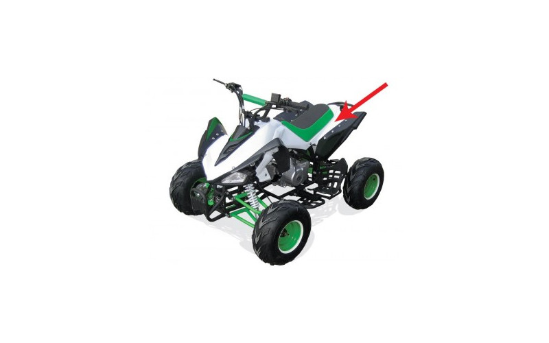 Carénage arrière - Noir quad enfant diamon motors typhon 110cc et 125cc leminirider