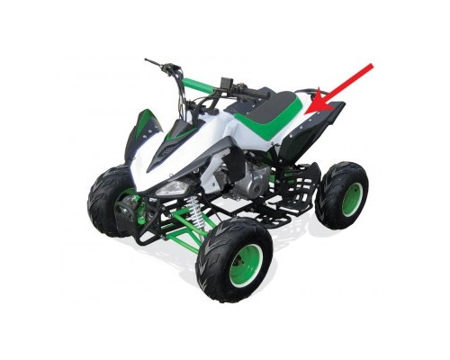 Carénage arrière - Noir quad enfant diamon motors typhon 110cc et 125cc leminirider