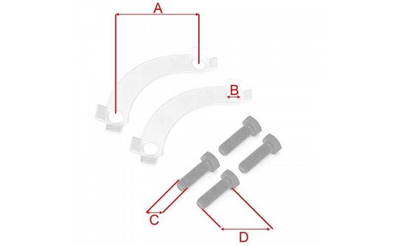 Pièces détachées Kit vis Couronnes et pignons Hexagonal avec Platines LMR PARTS