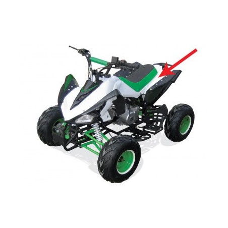 Carénage arrière - Blanc quad enfant diamon motors typhon 110cc et 125cc leminirider