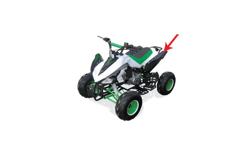 Extension d'aile arrière - Gauche quad enfant diamon motors typhon 110cc et 125cc leminirider