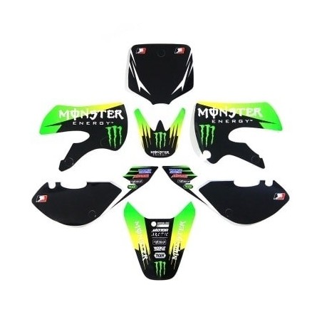 Pièces détachées Dirt bike, Pit bike Kit deco KLX110 - Monster Monster