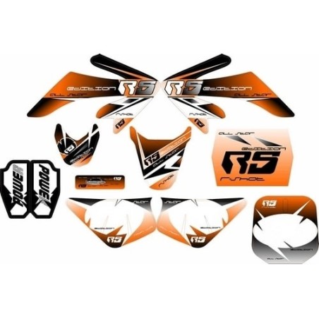 Pièces détachées Dirt bike, Pit bike Kit deco CRF50 RS Orange LMR PARTS