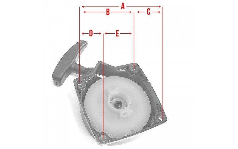 Pièces détachées Lanceur plastique Pocket bike / Trottinette Thermique LMR PARTS