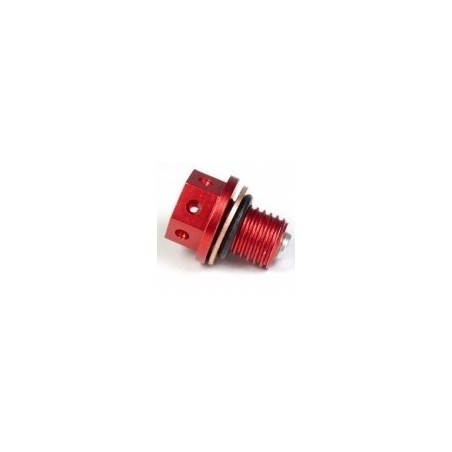 Pièces détachées Dirt bike, Pit bike bouchon de vidange CNC rouge LMR PARTS