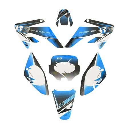 Pièces détachées Dirt bike, Pit bike Kit décoration CRF70 RS Bleu claire LMR PARTS