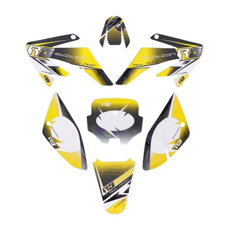 Pièces détachées Dirt bike, Pit bike Kit décoration CRF70 RS Jaune LMR PARTS