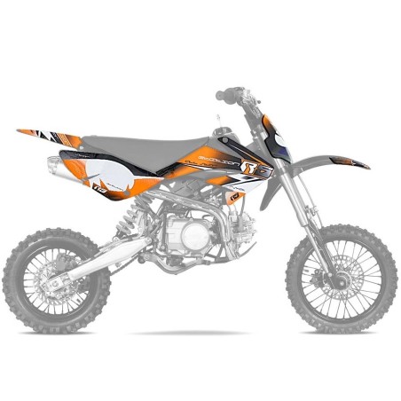 Pièces détachées Dirt bike, Pit bike Kit décoration CRF70 RS Orange LMR PARTS
