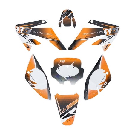 Pièces détachées Dirt bike, Pit bike Kit décoration CRF70 RS Orange LMR PARTS