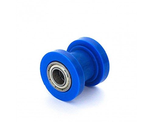 Pièces détachées Roulette de chaine classique en téflon 10mm bleu LMR PARTS