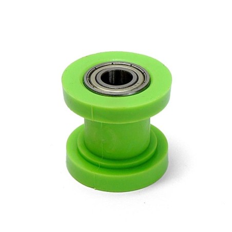 Pièces détachées Dirt bike, Pit bike Roulette de chaine classique en téflon vert 8mm LMR PARTS