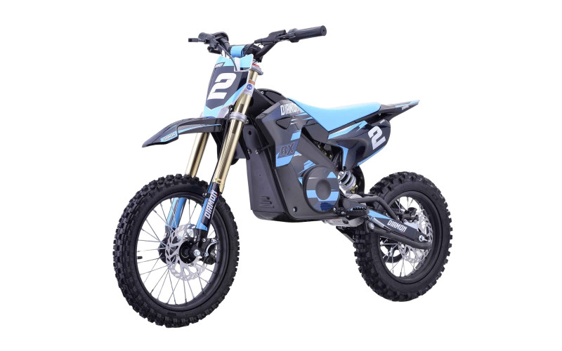 Dirt bike électrique RX 2000W 12/14" - bleu