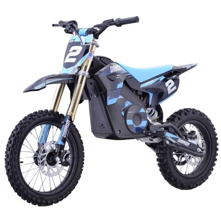 Dirt bike électrique RX 2000W 12/14" - bleu - LeMiniRider