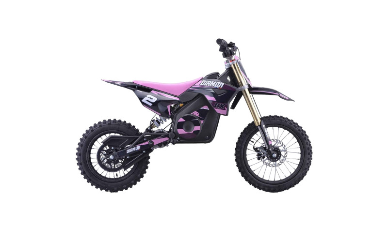 Dirt bike électrique RX 2000W 12/14" - rose