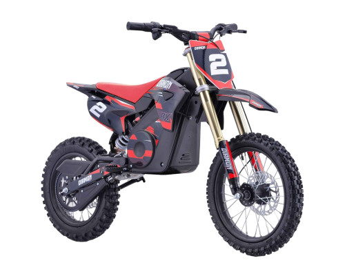 Dirt bike électrique RX 2000W 12/14" - rouge