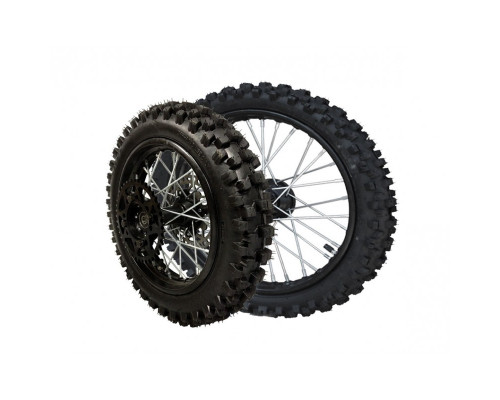 Pièces détachées Dirt bike, Pit bike Pack de roue complète 12/14" Guang li