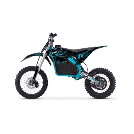 Dirt bike électrique E-SX 2000W 12/14" - bleu - LeMiniRider