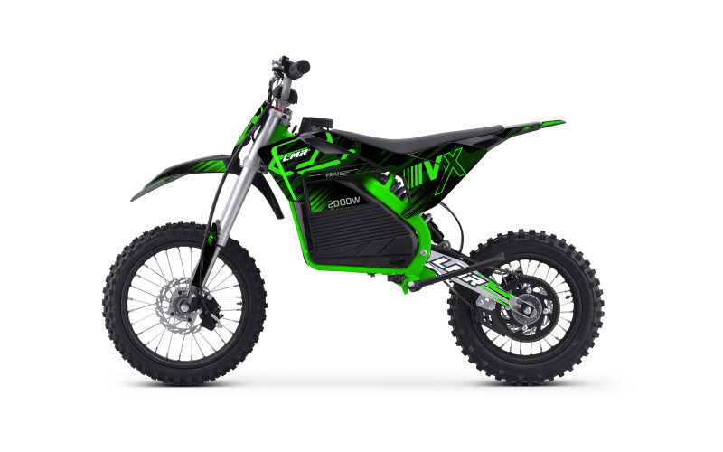 Dirt bike électrique E-SX 2000W 12/14" - vert