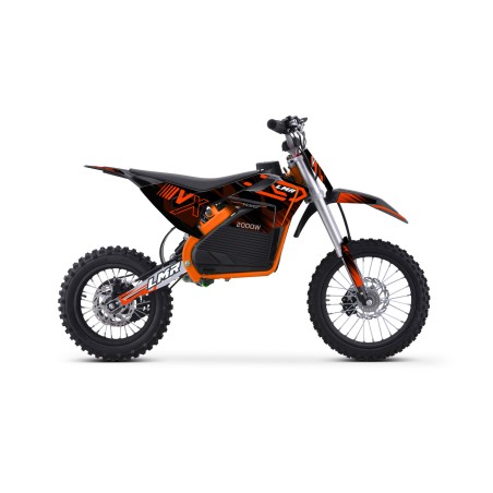 Dirt bike électrique E-SX 2000W 12/14" - orange - LeMiniRider